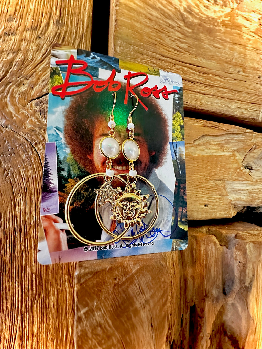 Sun and Star Earrings